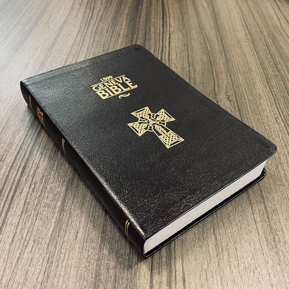 1599 Geneva Bible - Black Leather Edition