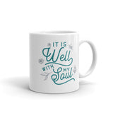 It Is Well With My Soul Mug - Flag and Cross