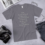 If The Freedom of Speech Is Taken Away, Then Dumb and Silent We May Be Led (Cotton Unisex T-Shirt)
