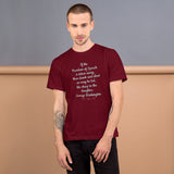If The Freedom of Speech Is Taken Away, Then Dumb and Silent We May Be Led (Cotton Unisex T-Shirt)