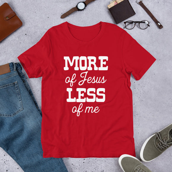 More of Jesus. Less of me.