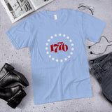 Retro Patriotic 1776 Cotton T-Shirt