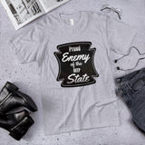 Proud Enemy of the Deep State Cotton Unisex Cotton T-Shirt
