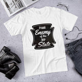 Proud Enemy of the Deep State Cotton Unisex Cotton T-Shirt