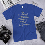 If The Freedom of Speech Is Taken Away, Then Dumb and Silent We May Be Led (Cotton Unisex T-Shirt)