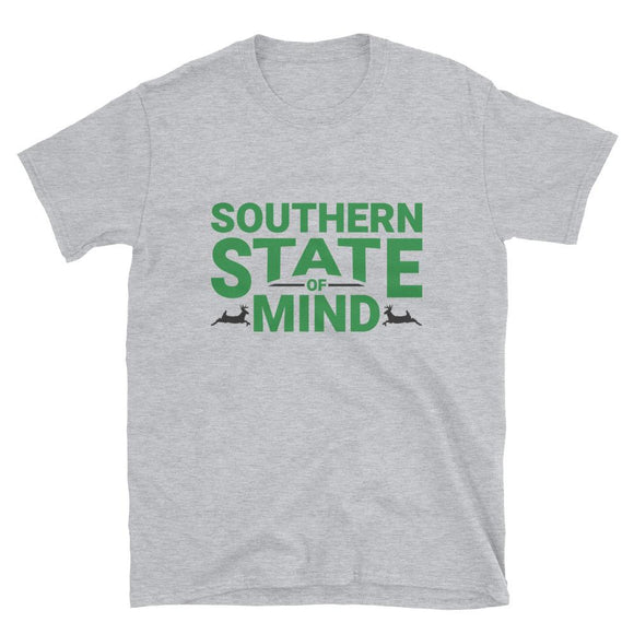 Southern State Of Mind Short-Sleeve Unisex T-Shirt - Flag and Cross