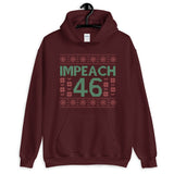 Impeach 46 Ugly Sweater Design Unisex Hoodie